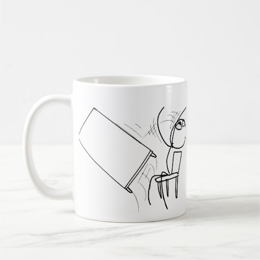 Mug Secousse de Tableau renversant le visage Meme de (Gauche)