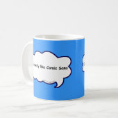 Mug Secret Comic Sans Love Confession (Devant gauche)