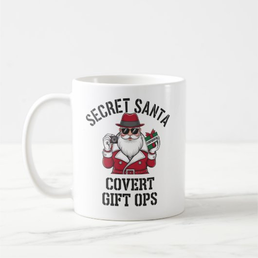 Mug Secret Père Noël : Convertir des Ops Cadeaux 🎅 🕵 (Gauche)