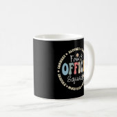 Mug Secrétaire de l'école Admin Appréciation Front Off (Devant droit)