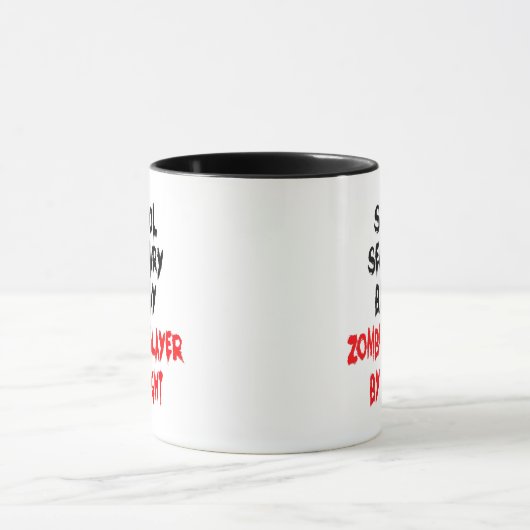 Mug Secrétaire de l'école Zombie Joke (Centre)