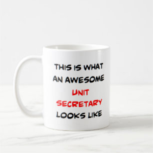 Mug secrétaire d'unité, génial