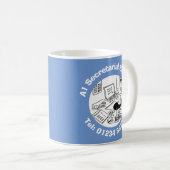 Mug Secrétaire et services de secrétariat. (Devant droit)