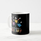 Mug Secrétaire Fleurs sauvages Super (Devant gauche)