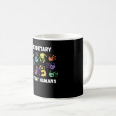 Mug Secrétaire Funny Don Pour Secrétaire D'École (Devant droit)