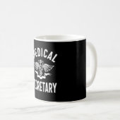 Mug Secrétaire Médicale Titre du poste Cadeau (Devant droit)