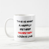 Mug secrétaire retraité (Gauche)