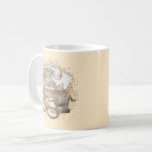 Mug Secrétaire scolaire (Devant gauche)
