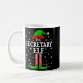 Mug Secretary Elf Funny Christmas Family Matching  (Gauche)