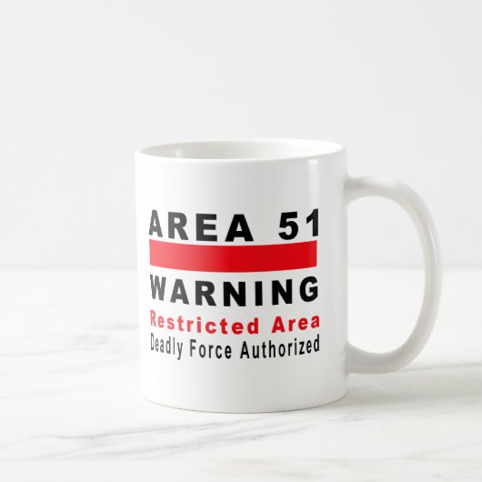 Mug Secteur 51 avertissant (Droite)