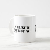 Mug SECTEUR 51 - coordonnées (Devant gauche)