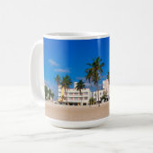 Mug Secteur d'art déco de plage du sud Miami (Devant gauche)