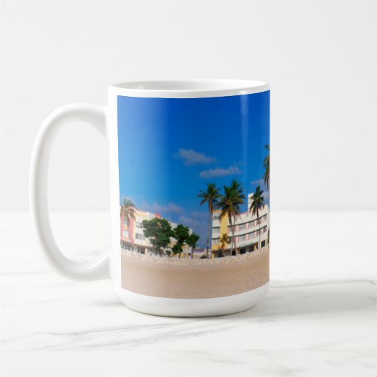 Mug Secteur d'art déco de plage du sud Miami (Gauche)