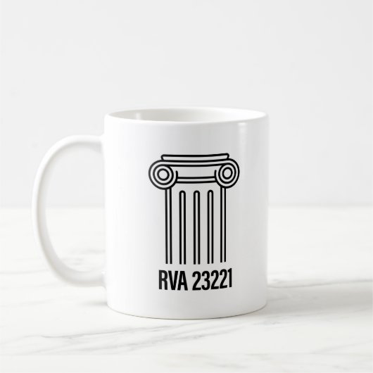Mug Secteur de musée, RVA 23221 (Gauche)