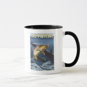 Mug Section transversale de l'Astoria, OregonCutthroat