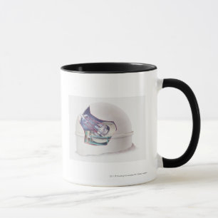 Mug Section transversale de télescope à l'intérieur