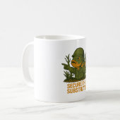 Mug Sécuriser le substrat - Drôle poisson militaire Ci (Devant gauche)
