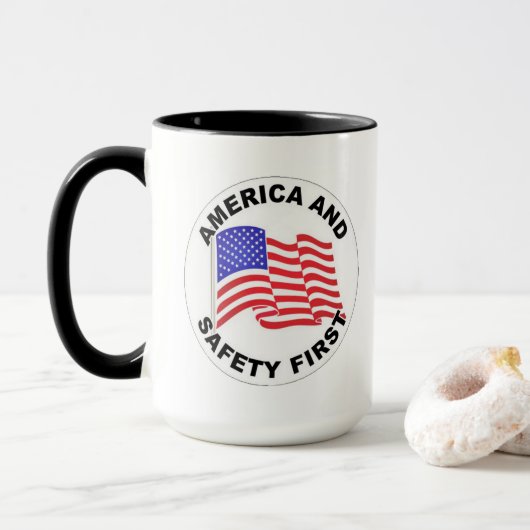 Mug Sécurité américaine (Avec donut)