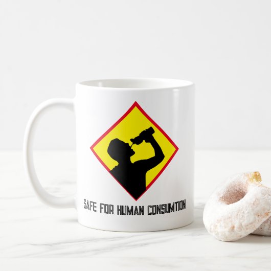 Mug Sécurité de la consommation humaine (Avec donut)