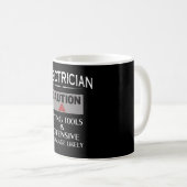Mug Sécurité d'ÉLECTRICIEN (Devant droit)