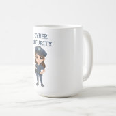 Mug Sécurité informatique : Digital Defender (Devant droit)