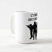 Mug Sécurité informatique : l'équipe de défense numéri (Devant gauche)