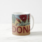 Mug Sedona Arizona et cactus (Devant droit)