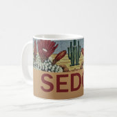 Mug Sedona Arizona et cactus (Devant gauche)