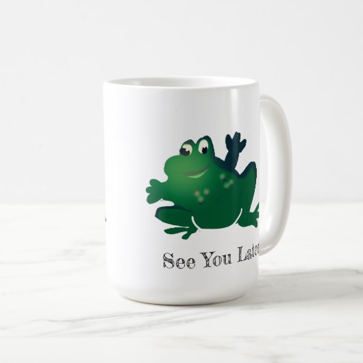 Mug See You Later Frog (Devant droit)