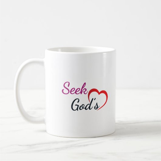 Mug Seek God's Heart (Gauche)