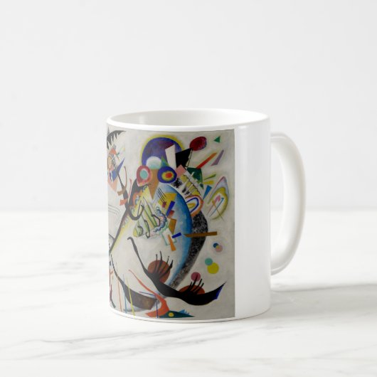 Mug Segment bleu Kandinsky (Devant droit)