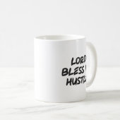Mug Seigneur, Bénis Mon Hustle - Chrétien Motivationne (Devant droit)