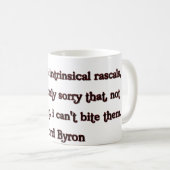 Mug Seigneur Byron Quote (Devant droit)