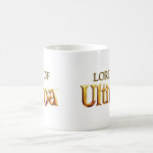 Mug Seigneur de logo de dernière syllabe d'un mot (Centre)
