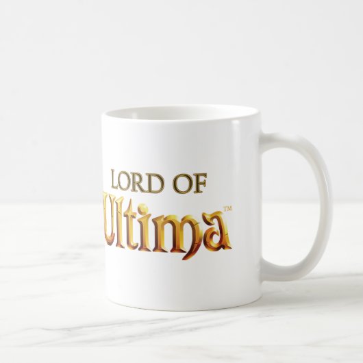 Mug Seigneur de logo de dernière syllabe d'un mot (Droite)