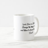 Mug Seigneur, donne-moi du café pour accepter le... Ph (Devant droit)