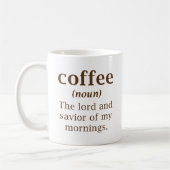 Mug Seigneur Et Sauveur Du Café (Gauche)