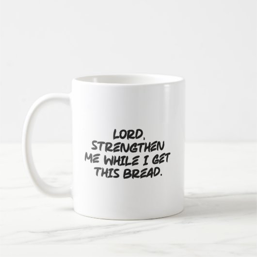 Mug Seigneur, Force-Moi - Foi Motivation chrétienne (Gauche)