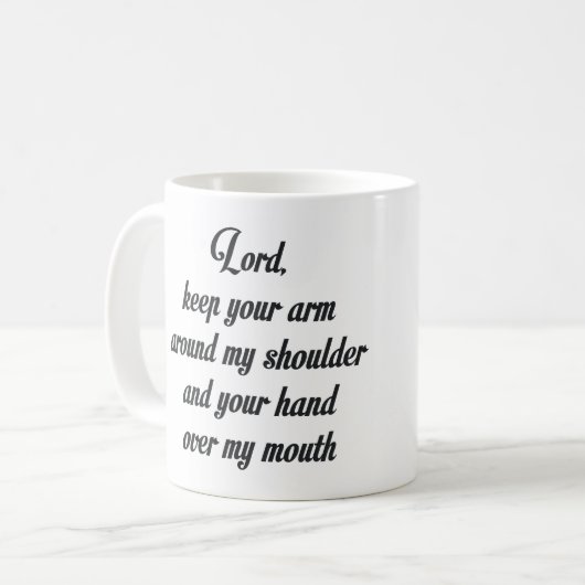 MUG SEIGNEUR, GARDE TON BRAS AUTOUR DE MON ÉPAULE ET.. (Devant gauche)