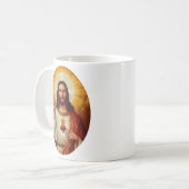 Mug Seigneur Jésus-Christ et le coeur sacré (Devant gauche)
