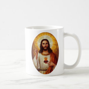 Mug Seigneur Jésus-Christ et le coeur sacré