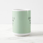 Mug Seigneur Qui Guérit Simple Vert Clair Chrétien (Centre)