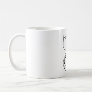 Mug Seigneur spirituel Shiva Ganesha Dessin au trait C