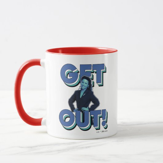 Mug Seinfeld | Elaine - Sortez ! (Gauche)