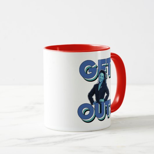 Mug Seinfeld | Elaine - Sortez ! (Devant droit)