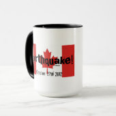 Mug Séisme de Haida Gwaii 2012!-Canada/Drapeau (Devant gauche)