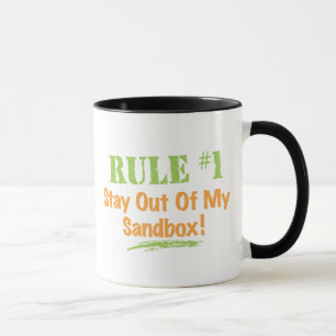 Mug Séjour de la règle #1 hors de mon bac à sable !