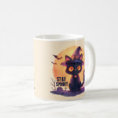 Mug Séjour Éffrayant - Citrouille Moon Cat (Devant droit)