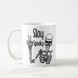 Mug Séjour Éffrayant Squelette de la Paix Signet Homme