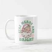 Mug Séjour Joyeux et brillant Vintag Père Noël (Gauche)